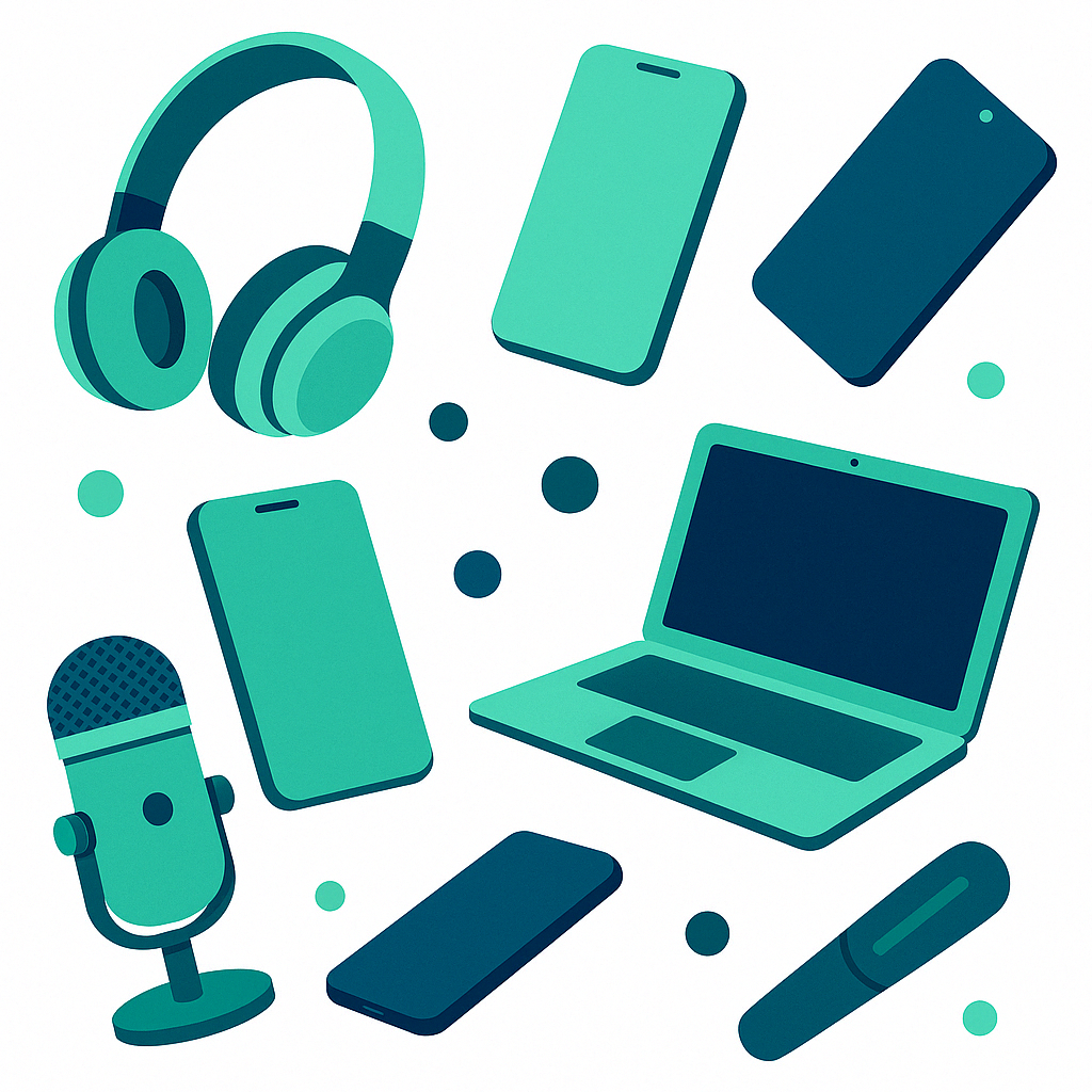 Verschiedene elektronische Geräte